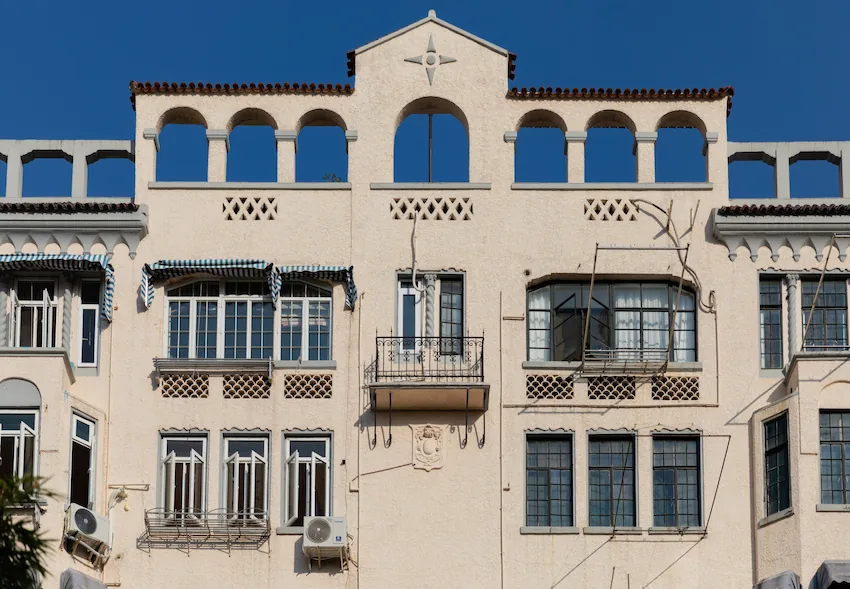 上海枕流公寓外观照片，候车式文化工作室口述历史项目